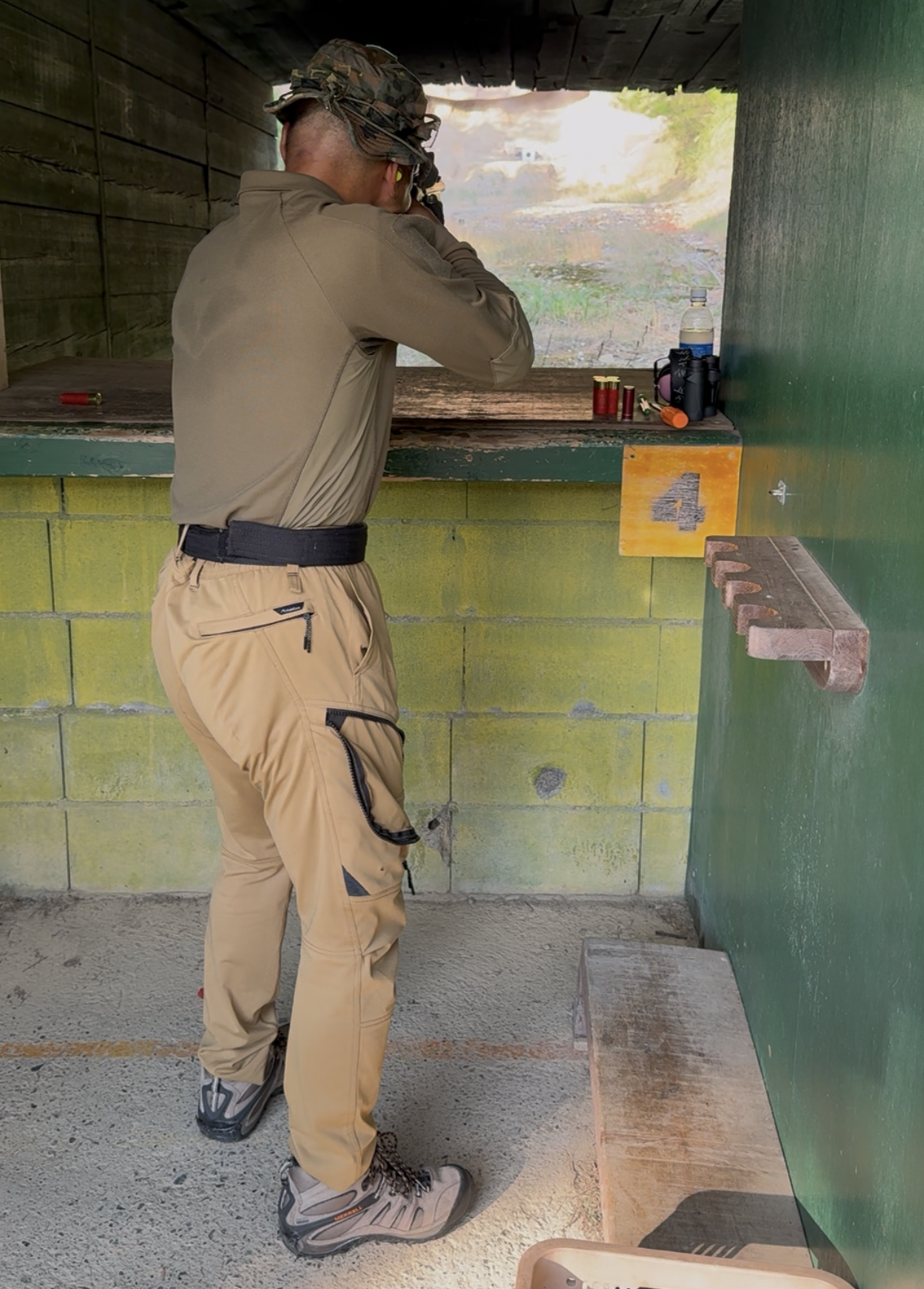 精密射撃の様子
